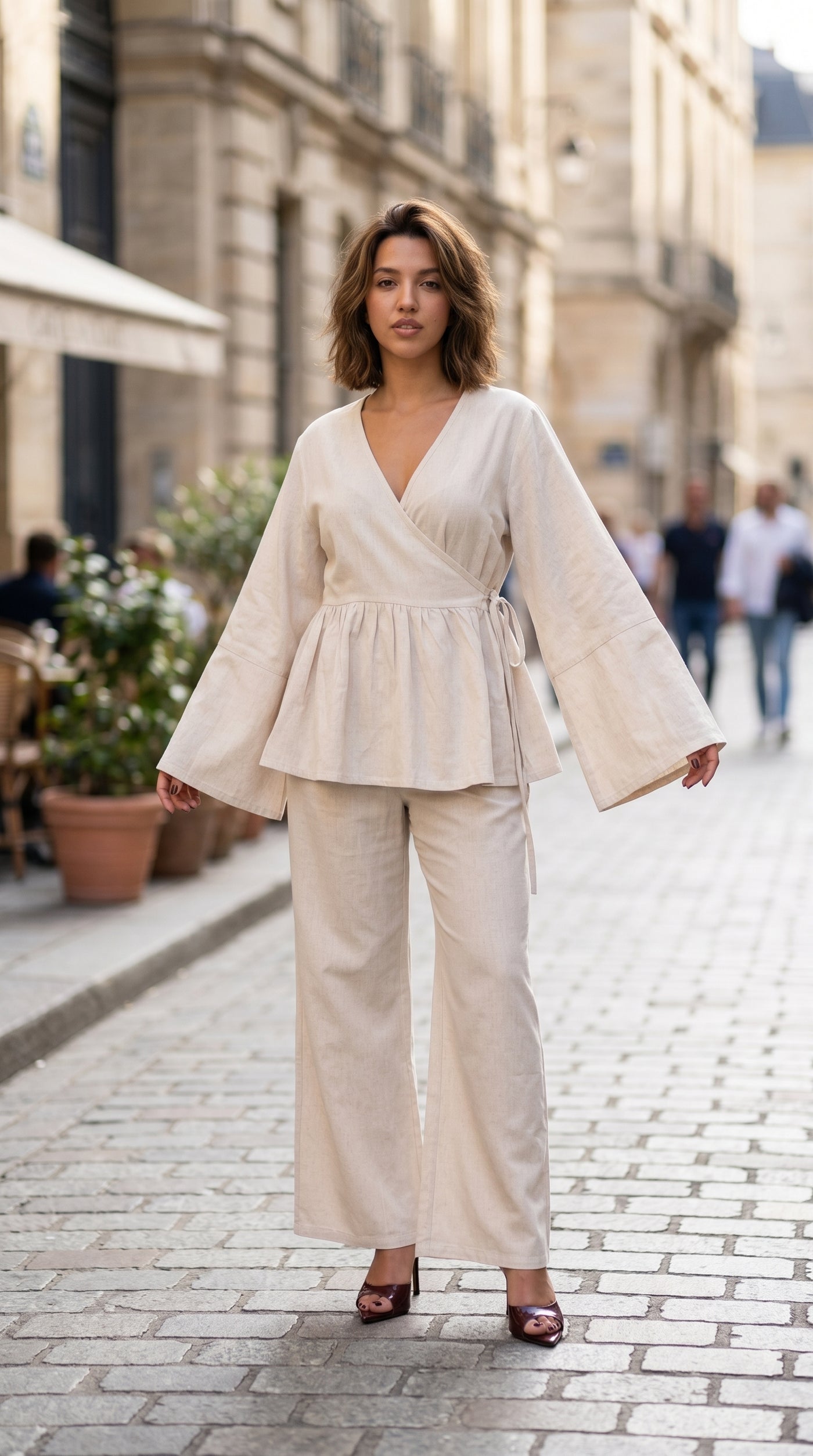 Summer Linen Elegant Set