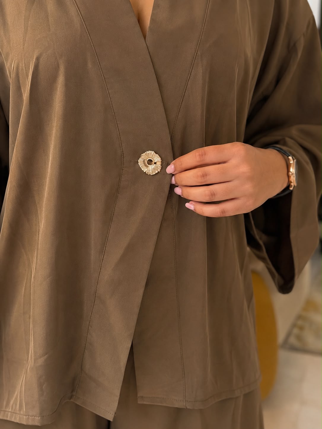 Ensemble Femme Chic & Luxe – 2 Pièces Satinés