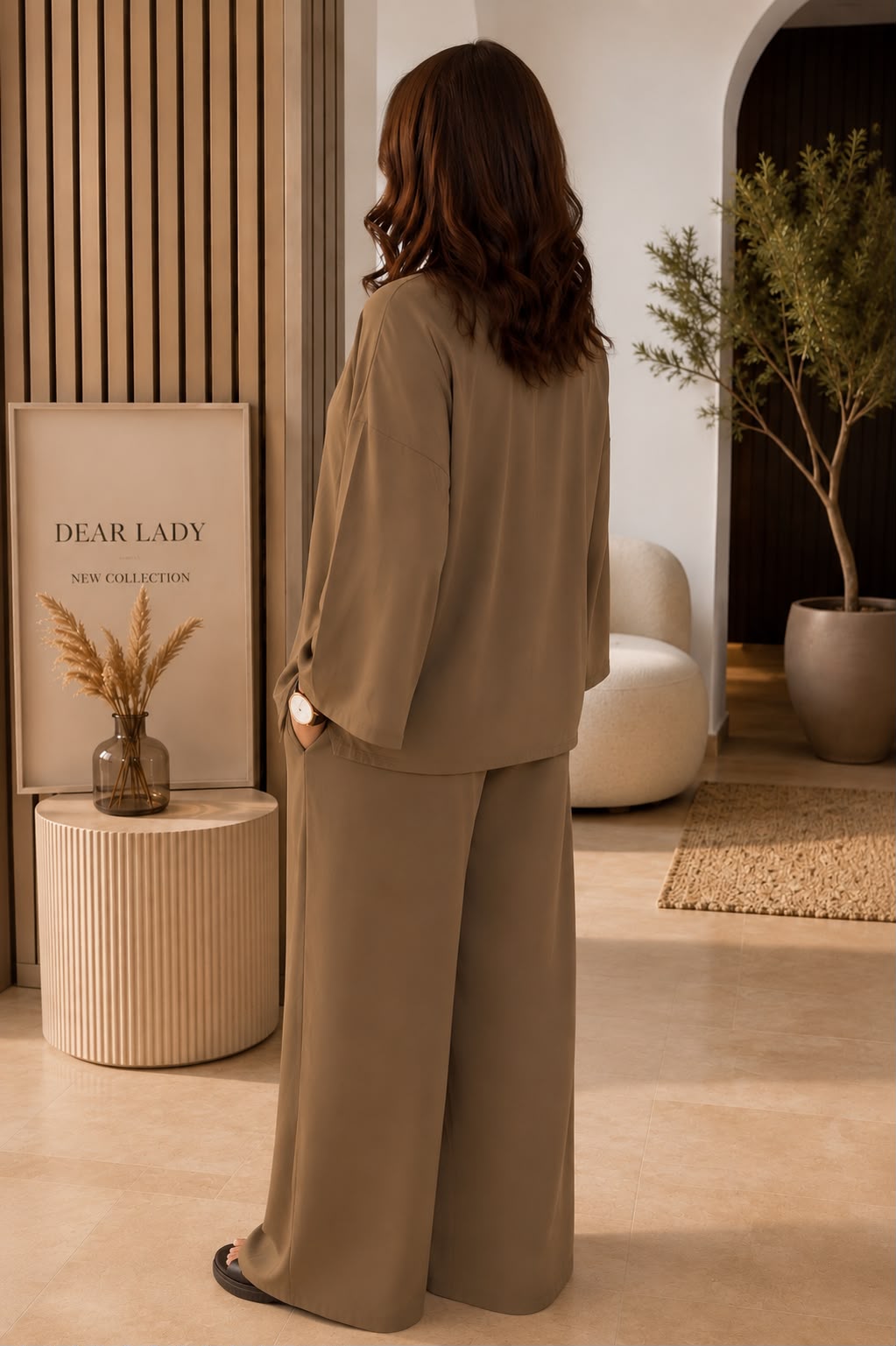 Ensemble Femme Chic & Luxe – 2 Pièces Satinés